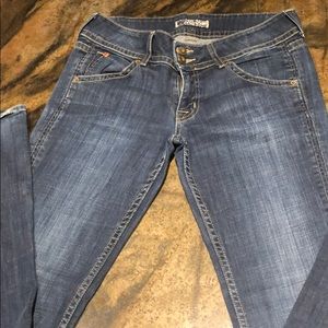 Hudson Signature Flap Pocket Bootcut Jeans! Sz 28
